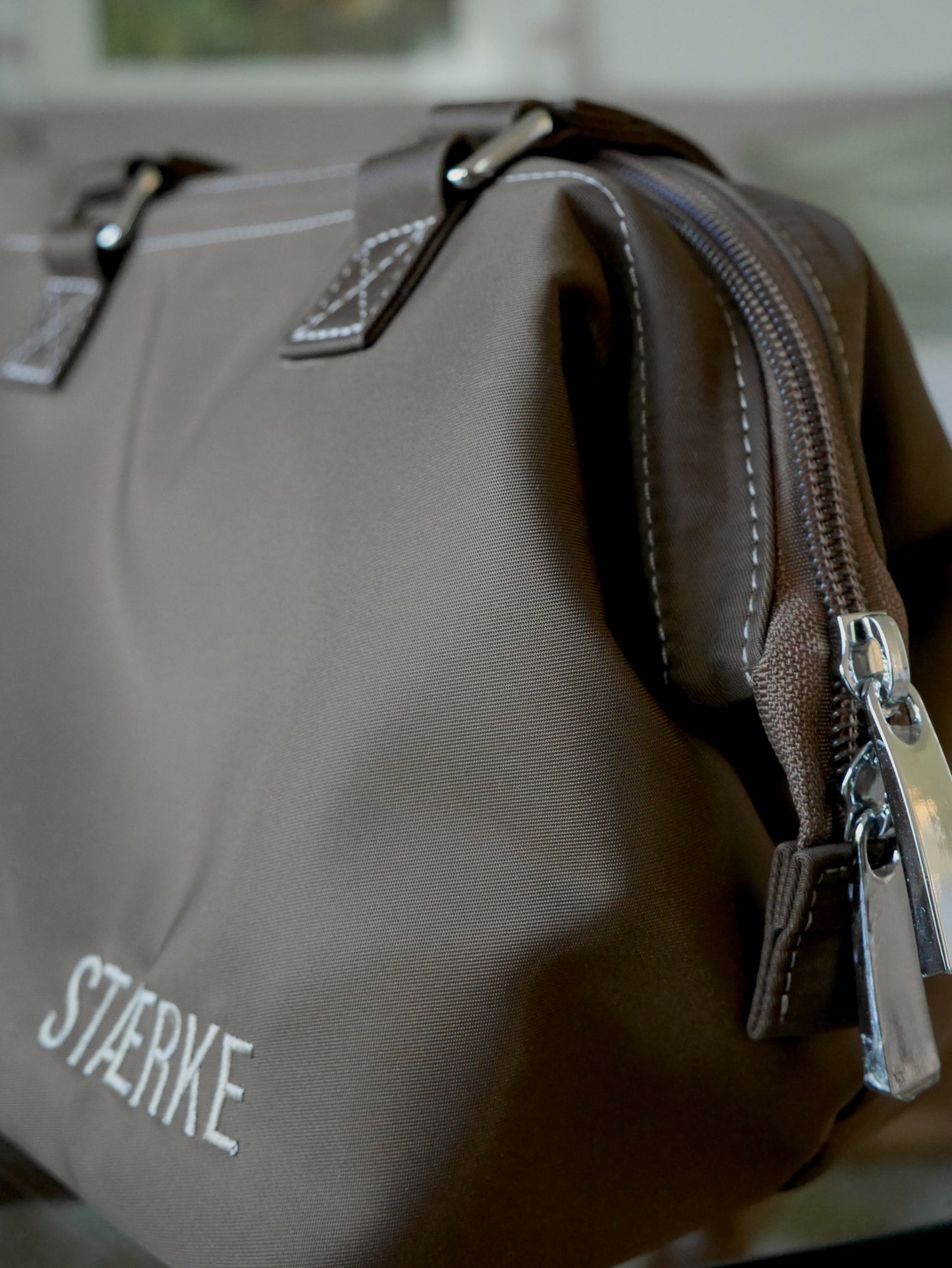 The Mini Gym Bag, now in Espresso
