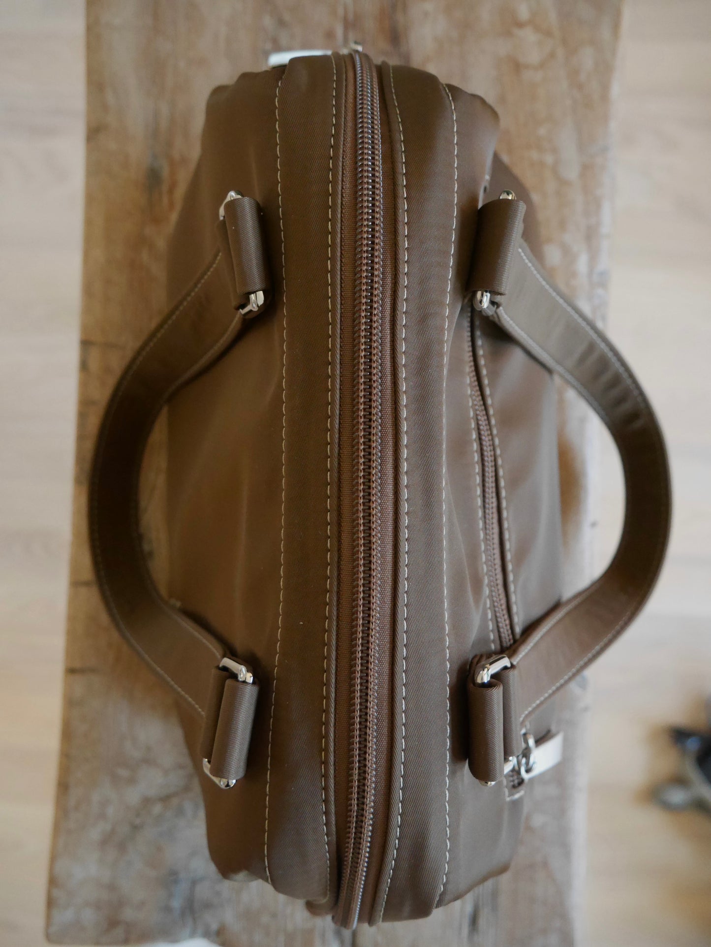 The Mini Gym Bag, now in Espresso