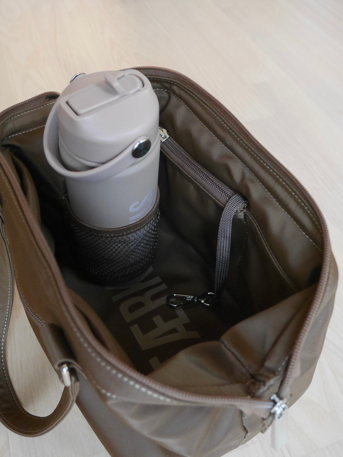 The Mini Gym Bag, now in Espresso