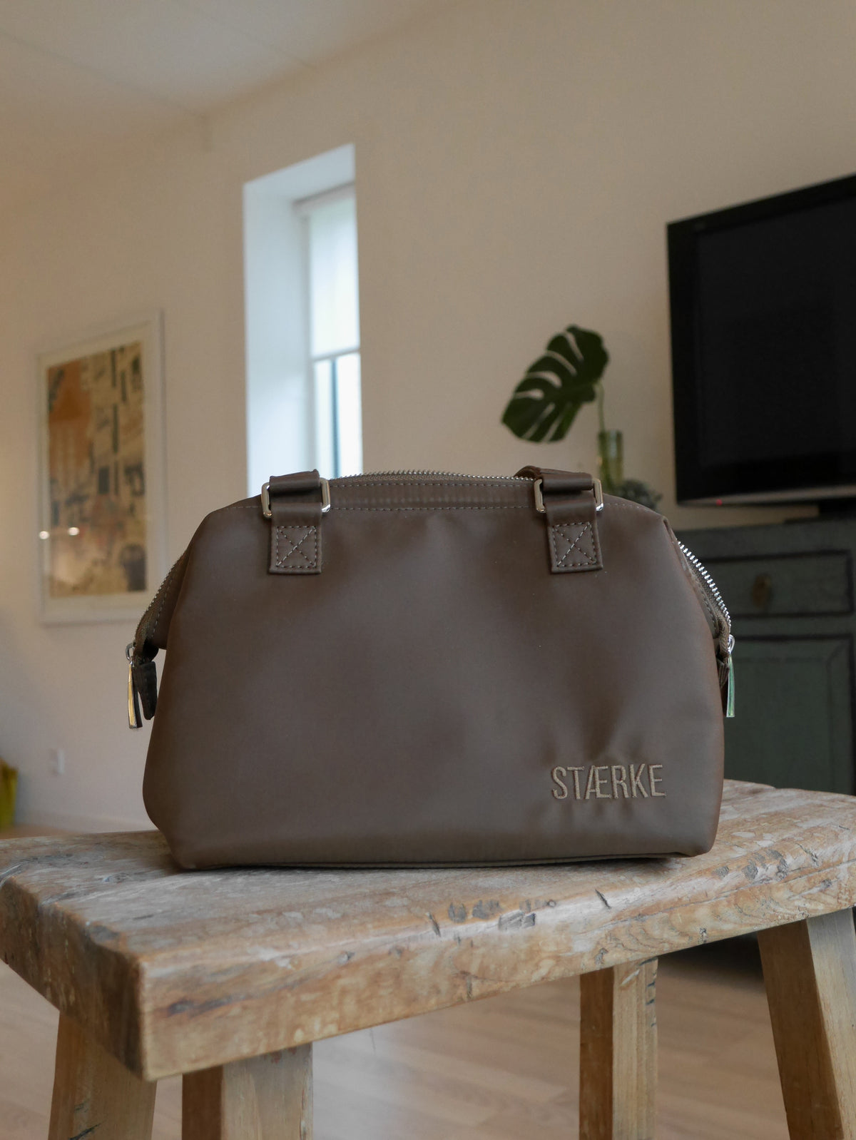 The Mini Gym Bag, now in Espresso