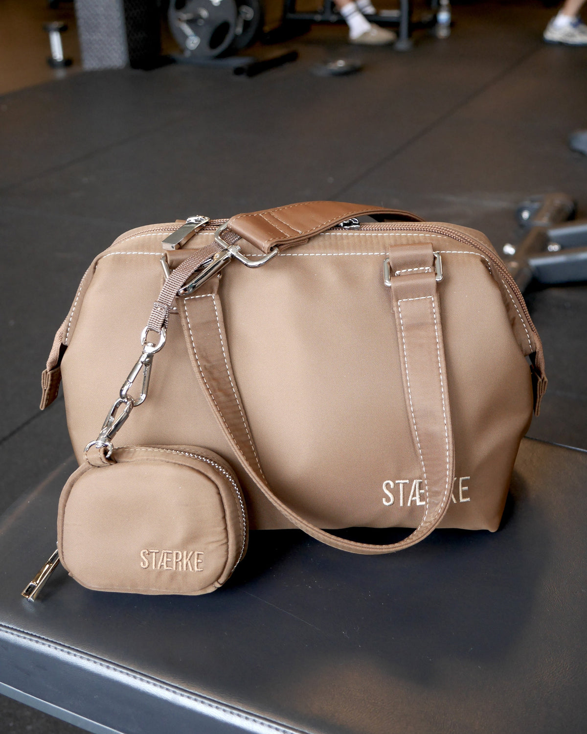 The Mini Gym Bag, now in Espresso